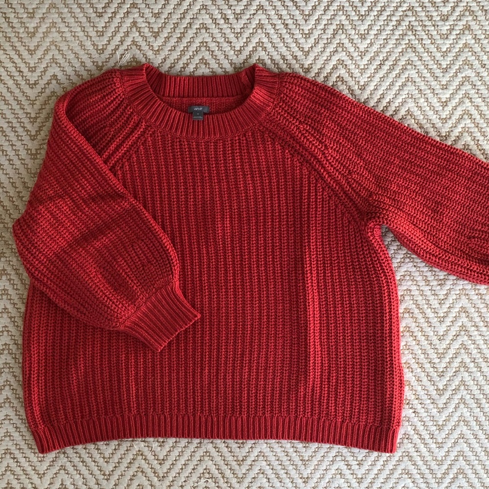 Aerie chunky cotton sweater